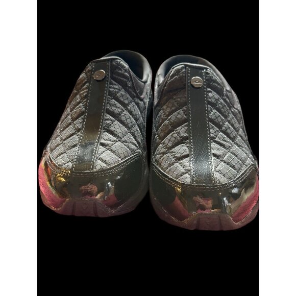 EASY SPIRIT TRAVELTIME BLACK LEATHER MULES SLIP ONS COMFORT WOMENS SZ 7 - Picture 1 of 9